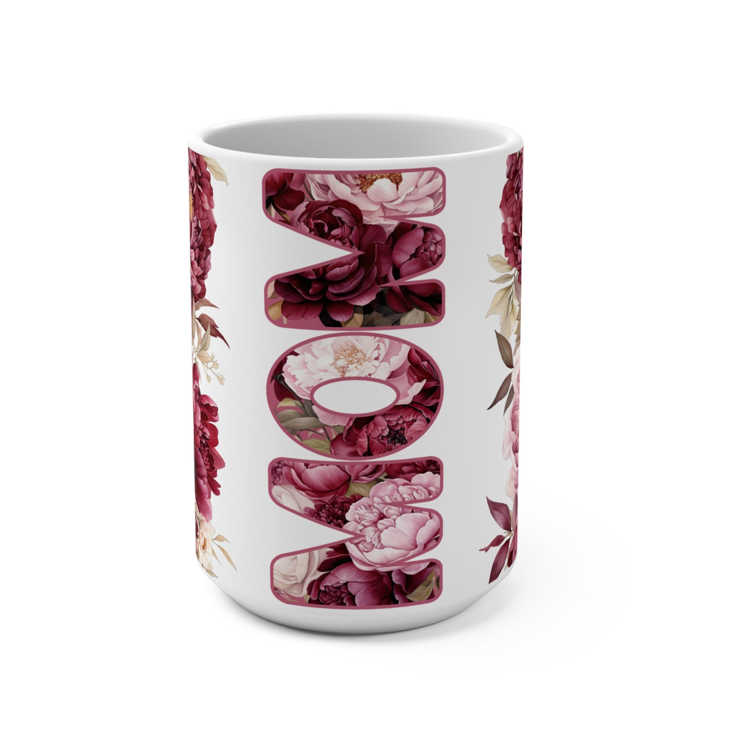 Mom Peonies Mug 15oz