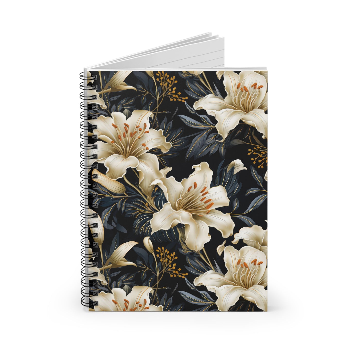 Regal Lily Spiral Notebook - Ruled Line