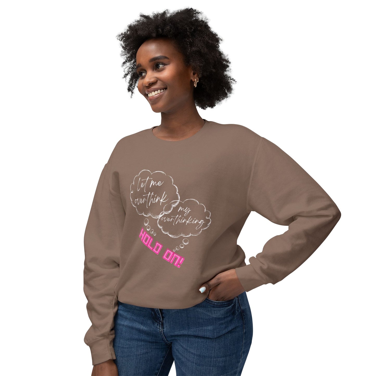 Hold on Unisex Lightweight Crewneck Sweatshirt