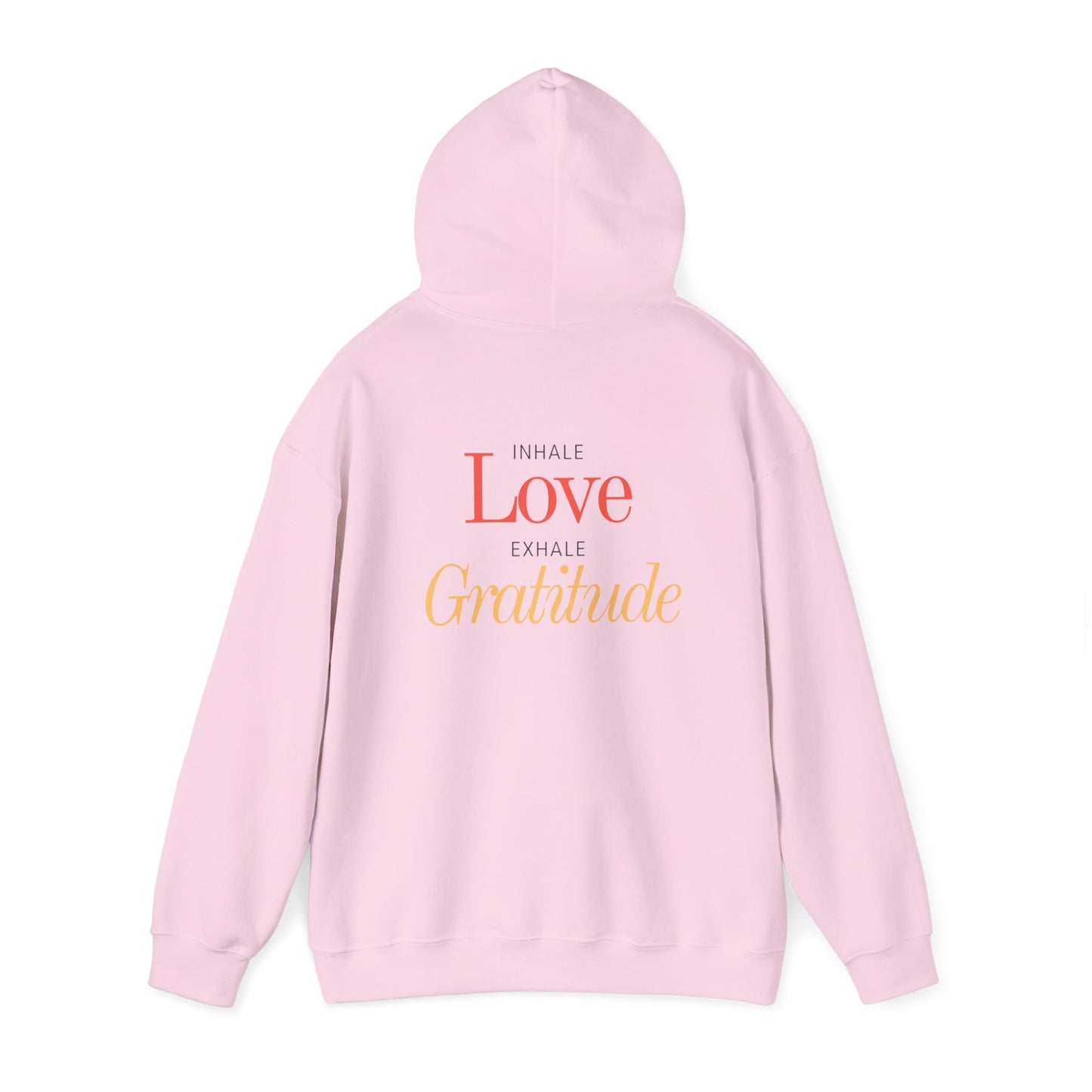 Inhale Love, Exhale Gratitude Unisex Heavy Blend™ Hooded Sweatshirt