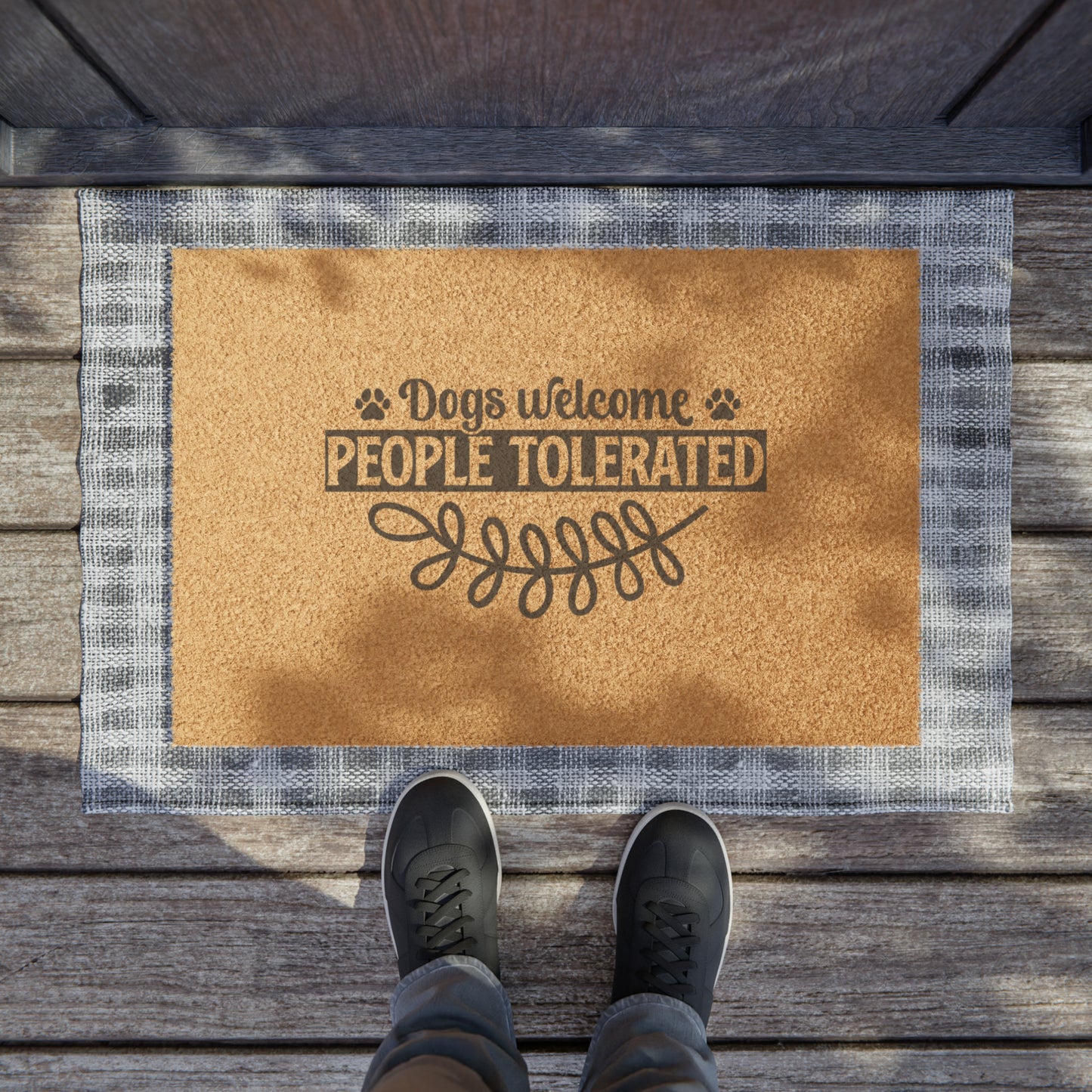 Dogs Welcome People Tolerated Doormat