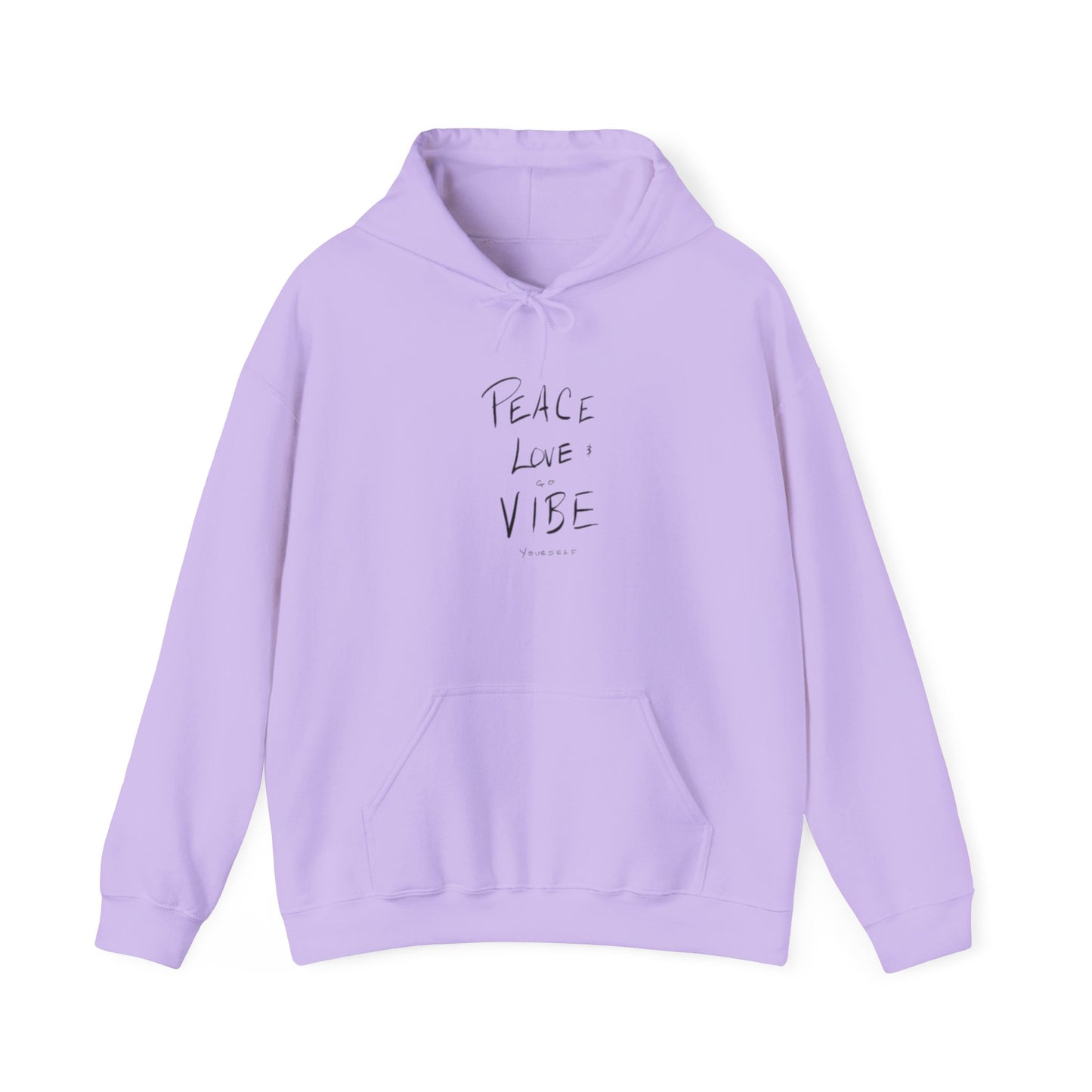 Peace love go vibe yourself Unisex Heavy Blend™ Hooded Sweatshirt