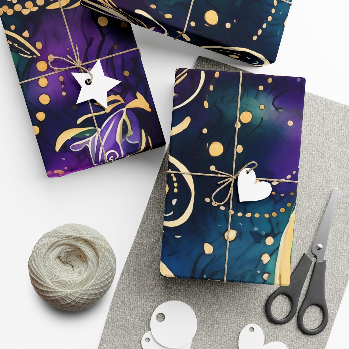 Mardis Gras Gift Wrap Papers