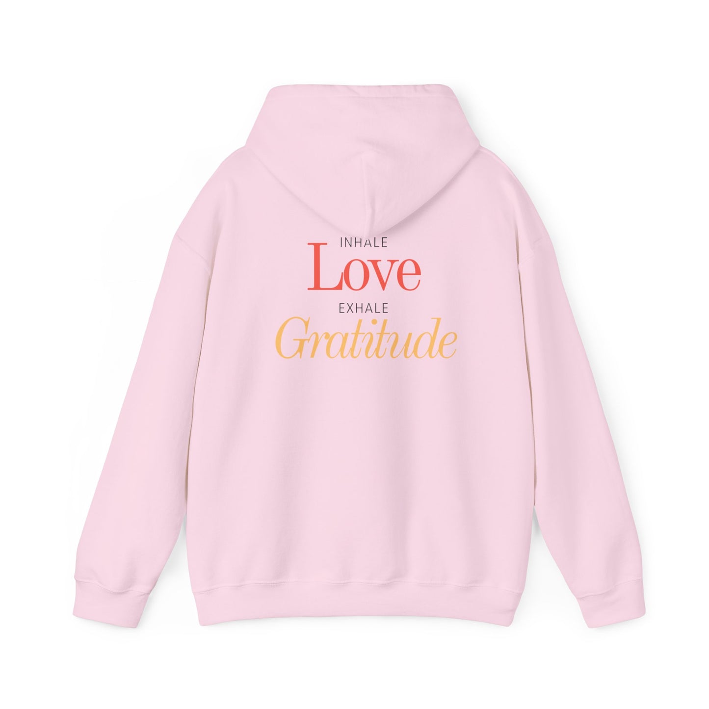 Inhale Love, Exhale Gratitude Unisex Heavy Blend™ Hooded Sweatshirt