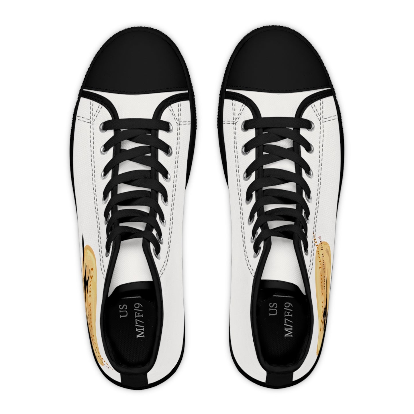 Own your broom and ride it hard Women's High Top Sneakers