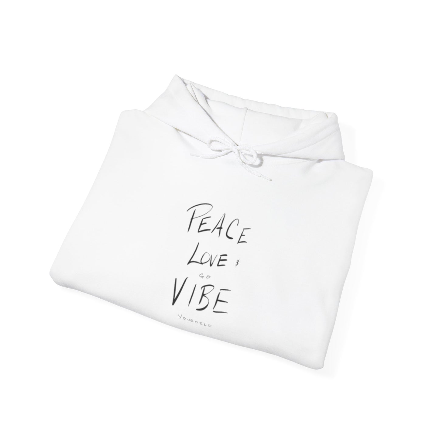 Peace love go vibe yourself Unisex Heavy Blend™ Hooded Sweatshirt