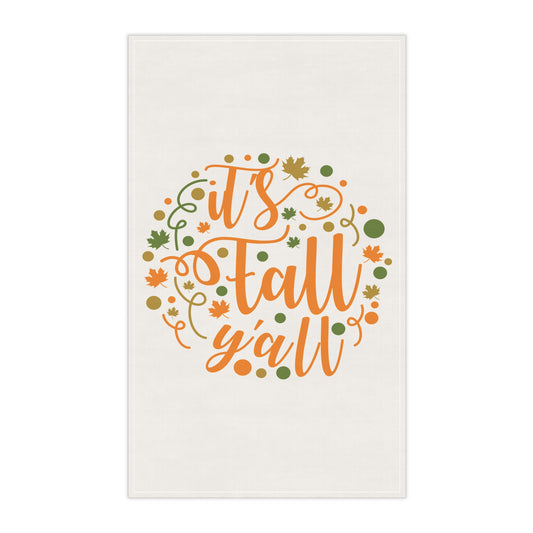 It's Fall Y'all Tea Towels | 100% Cotton Fall-Themed Kitchen Towels