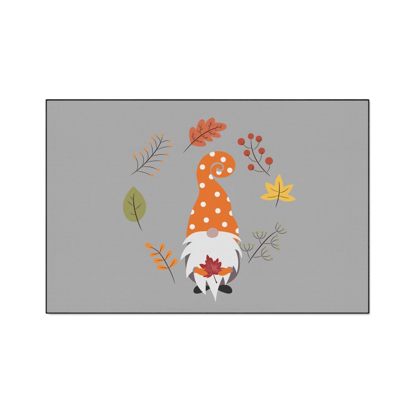 Fall Gnome Heavy Duty Floor Mat | Durable & Festive Autumn Entryway Decor