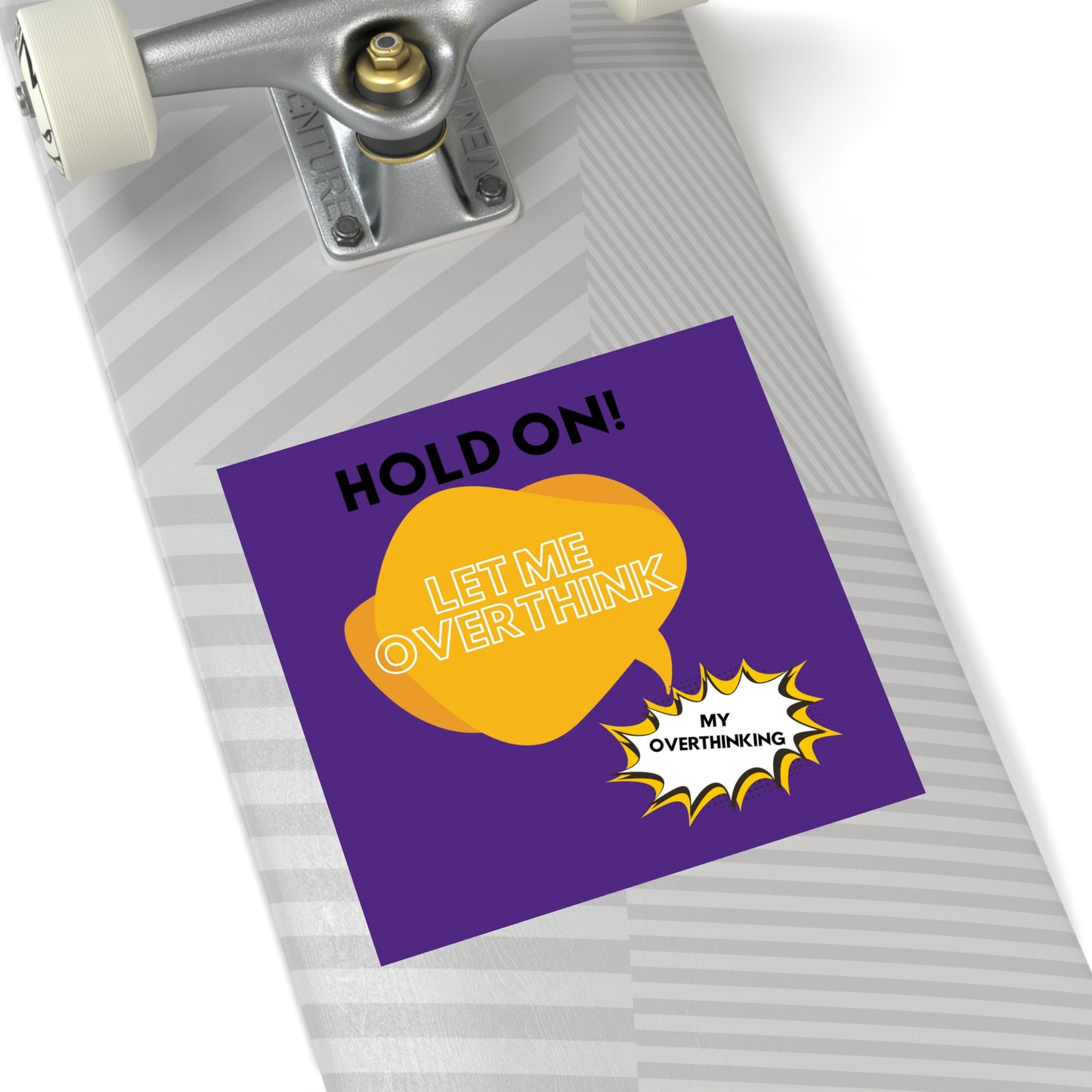 Hold on! Square Stickers, Indoor\Outdoor