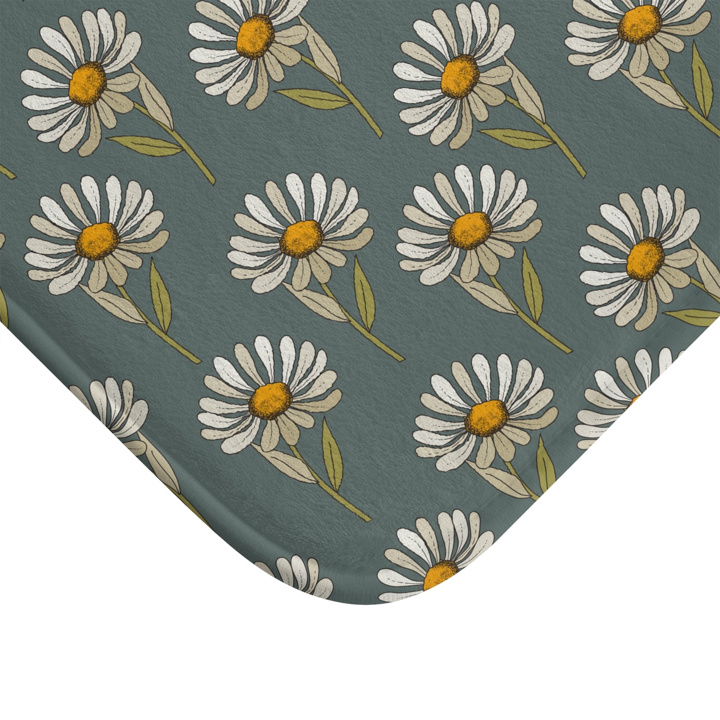 Summer Daisies Bath Mat