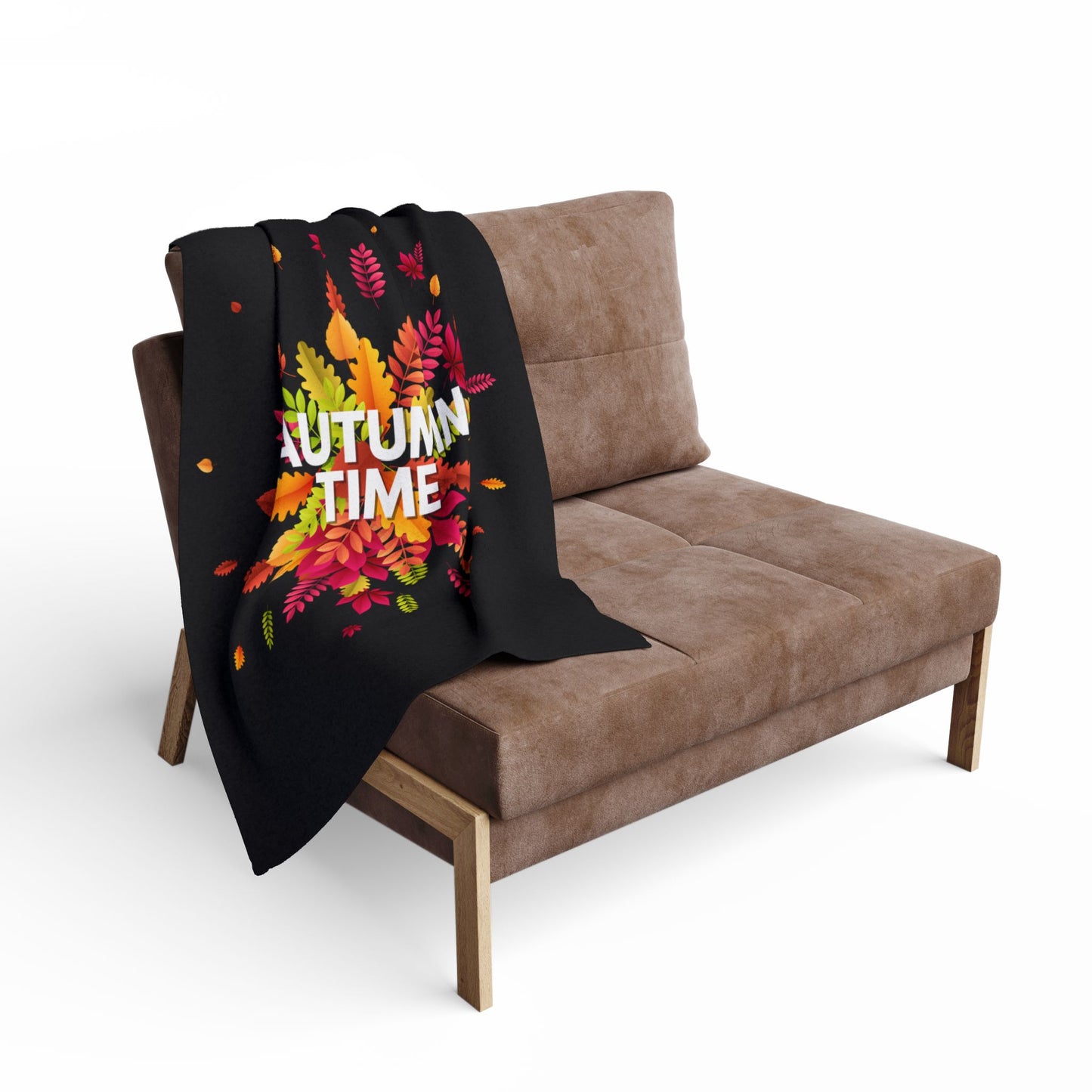 Autumn Time Arctic Fleece Blanket | Cozy Fall-Themed Throw