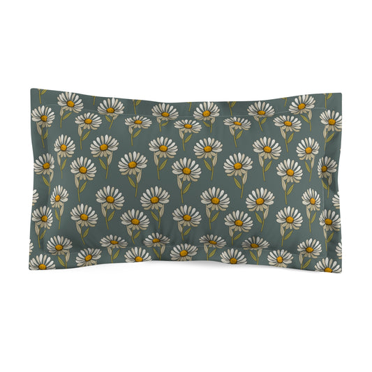 Summer Daisies Microfiber Pillow Sham