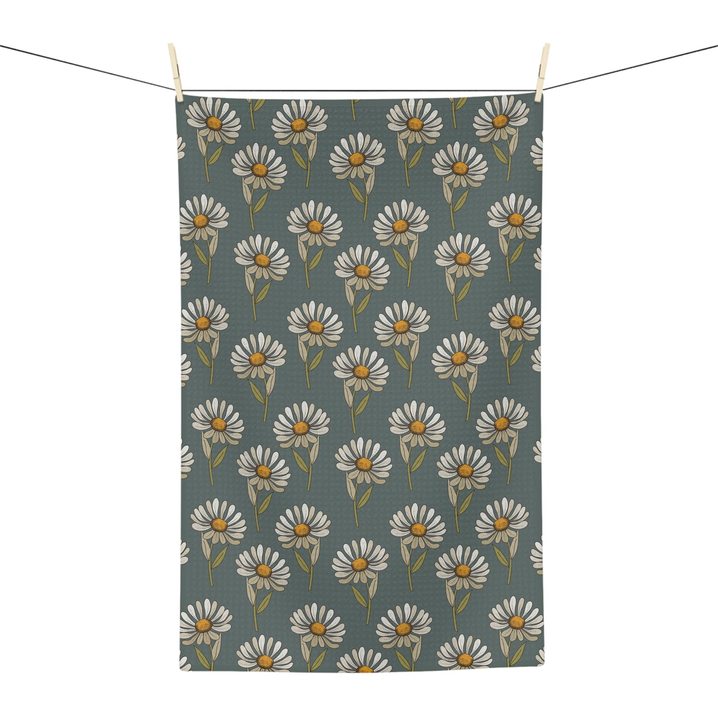 Summer Daisies Microfiber Tea Towel