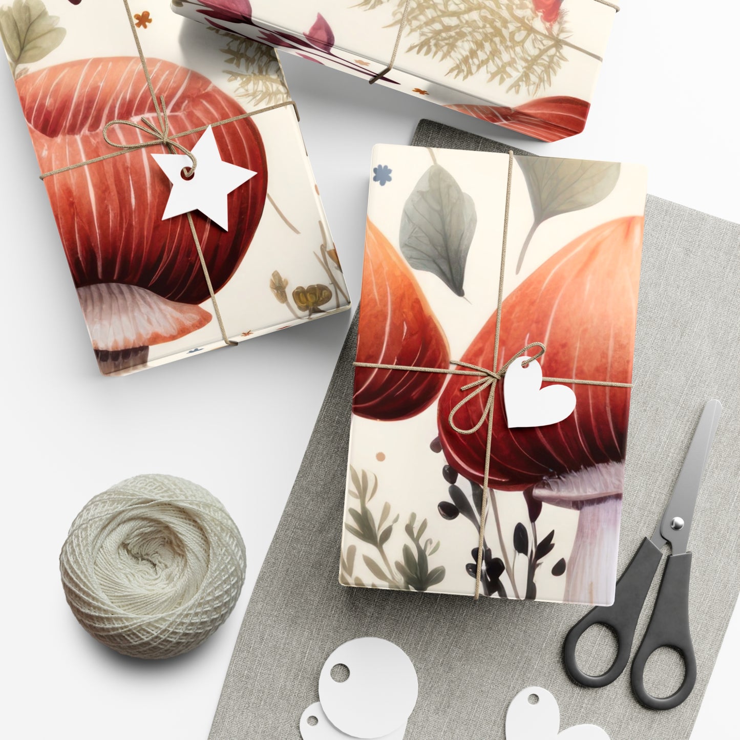 Mushroom Forest Gift Wrap Papers