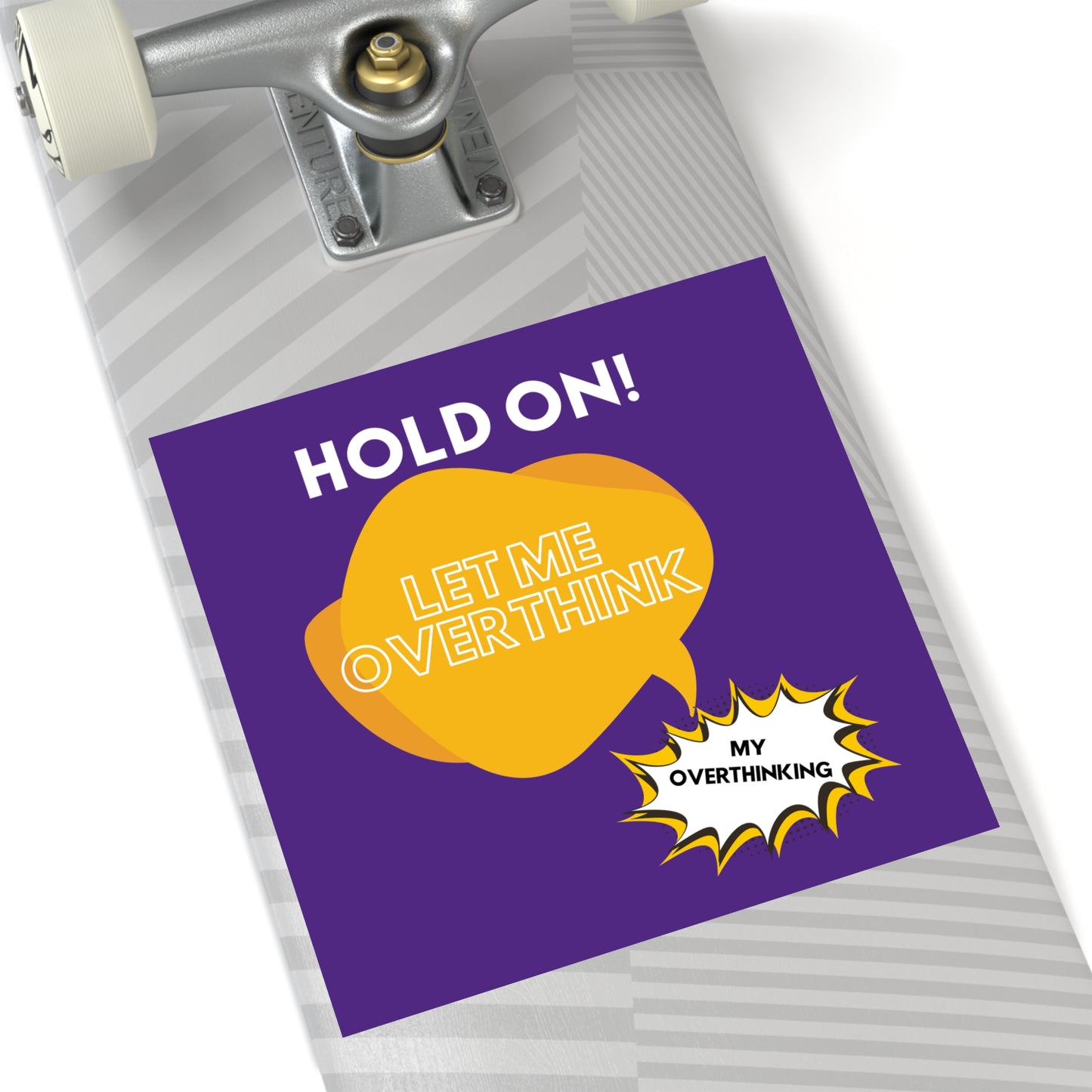 Hold on! Square Stickers, Indoor\Outdoor