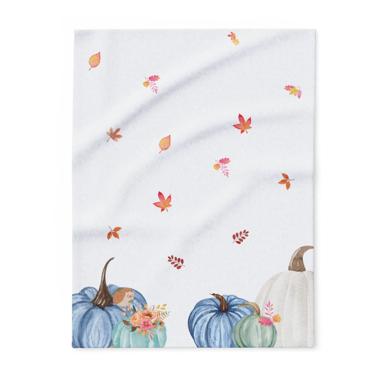 Pumpkin Arctic Fleece Blanket | Cozy Fall-Themed Throw Blanket