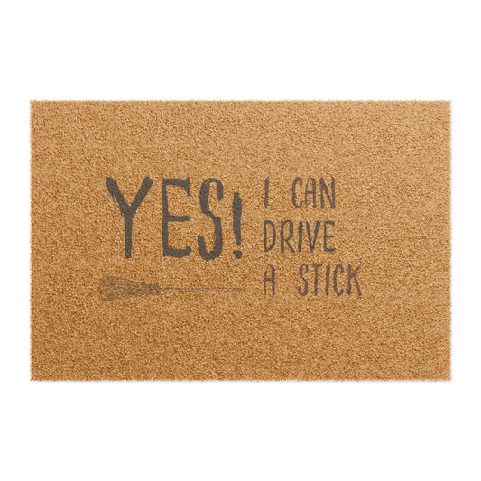 Yes, I can drive a stick Doormat