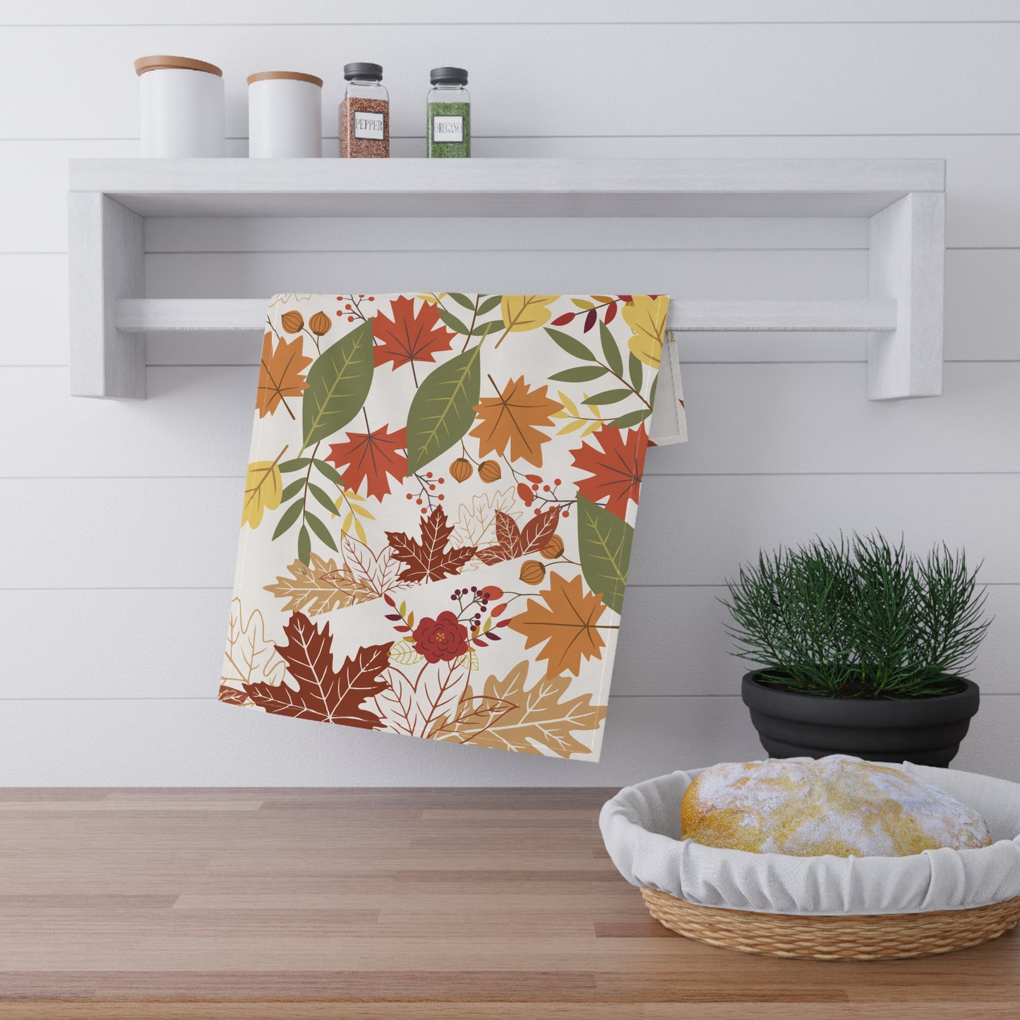 Fall Tea Towels | 100% Cotton Autumn-Themed Kitchen Towels