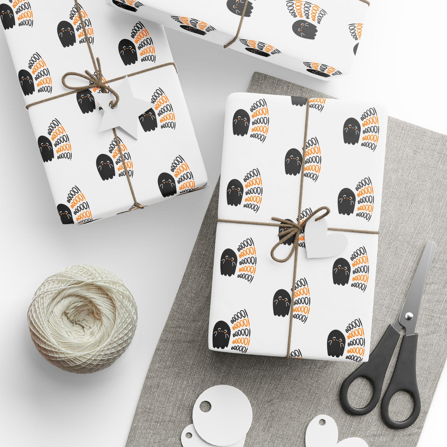 Boo Wrapping Paper | Spooky & Fun Halloween Gift Wrap