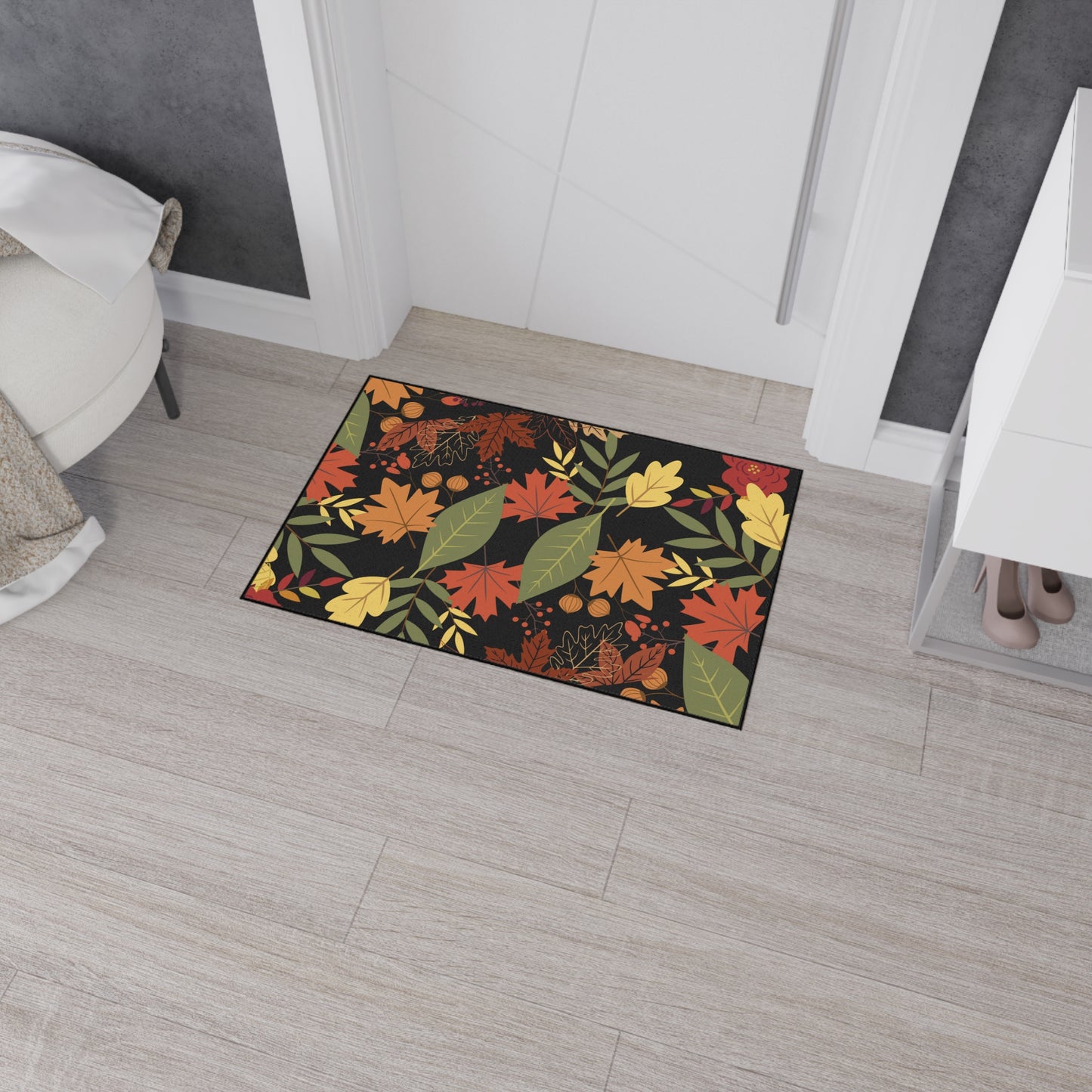 Fall Design Heavy Duty Floor Mat | Durable & Stylish Autumn Entryway Decor