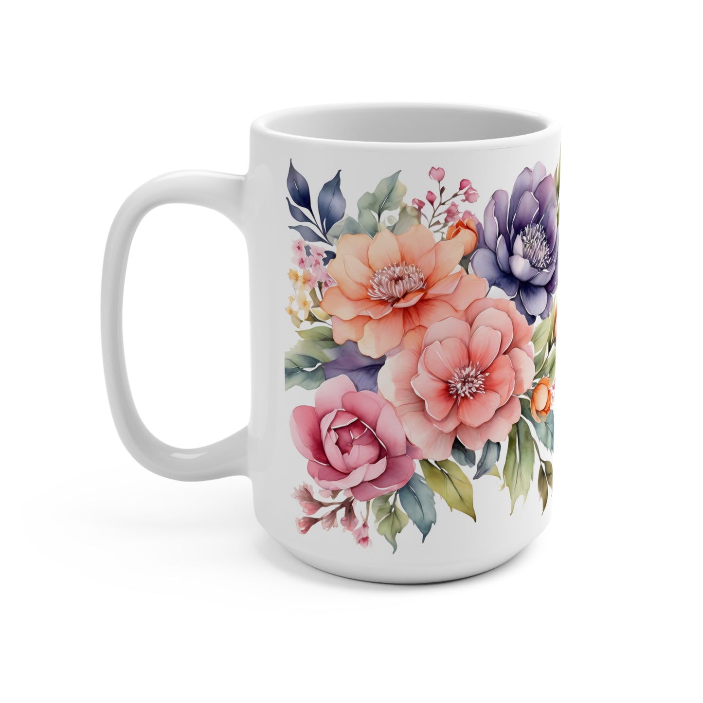 Spring Florals Mug 15oz