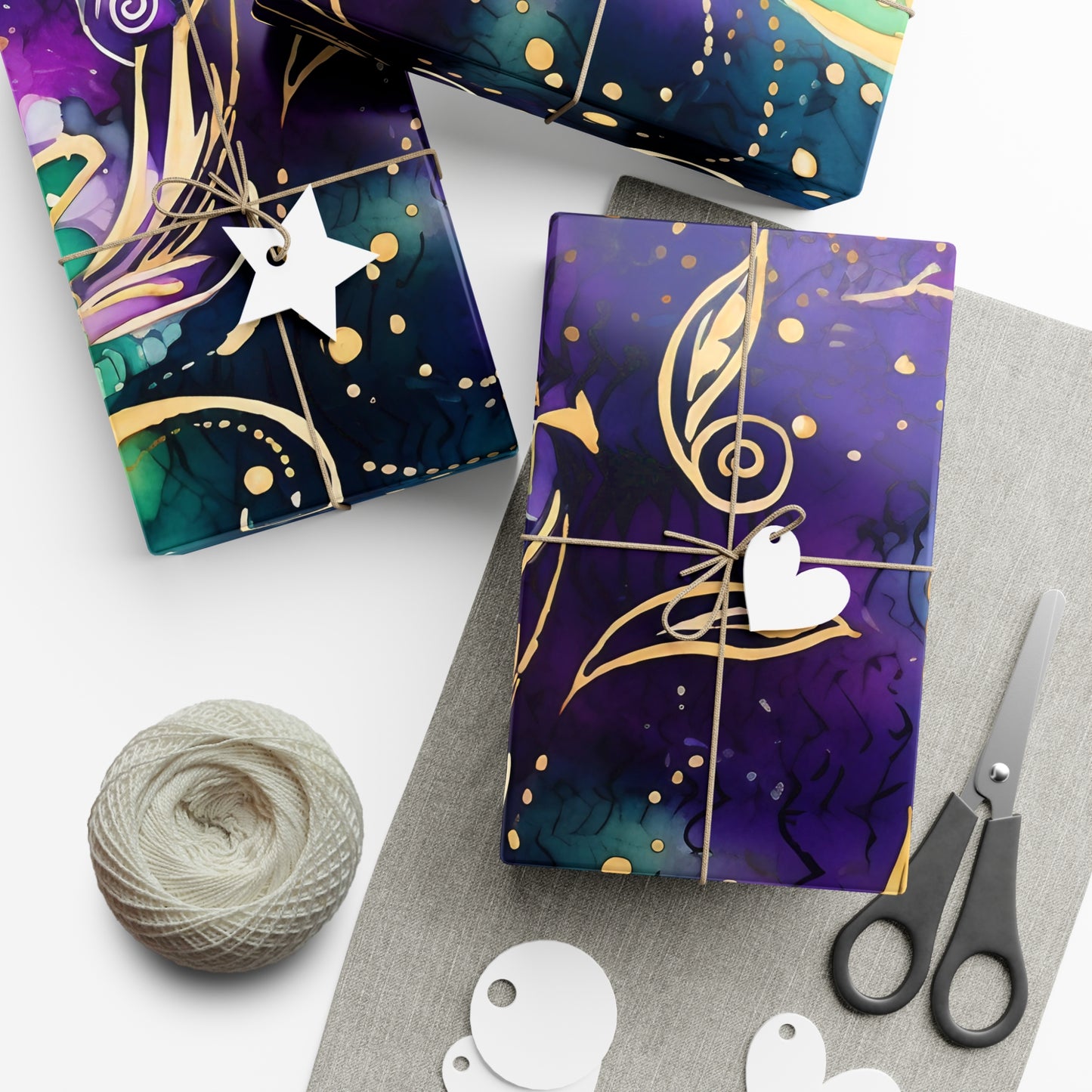 Mardis Gras Gift Wrap Papers