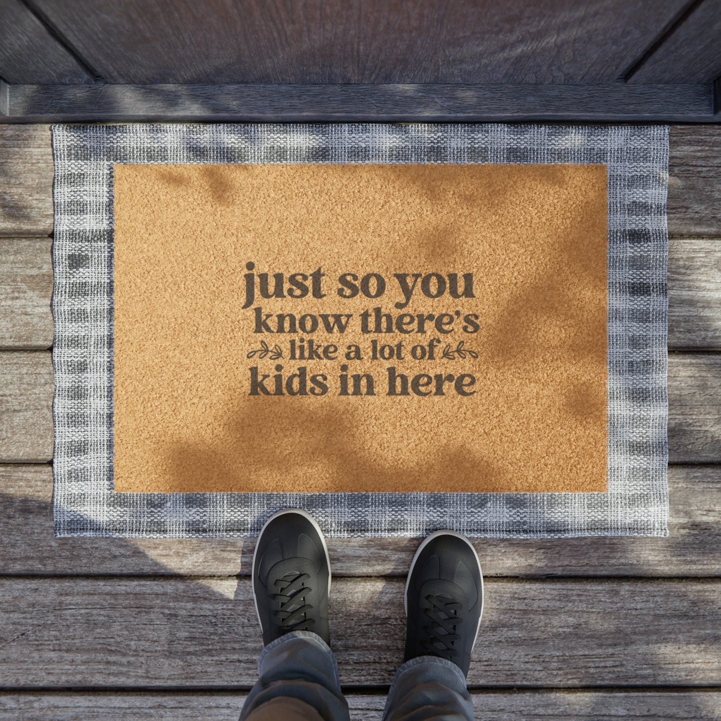 Just So You Know Doormat