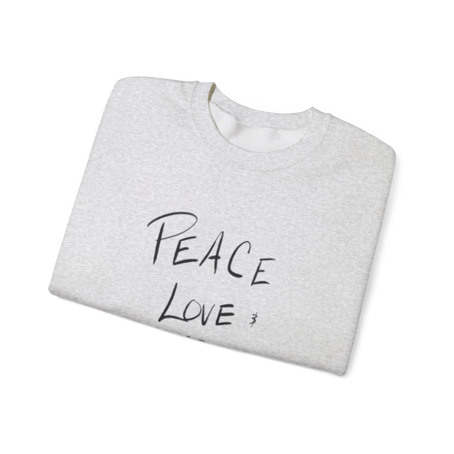 Peace, love, go vibe yourself Unisex Heavy Blend™ Crewneck Sweatshirt