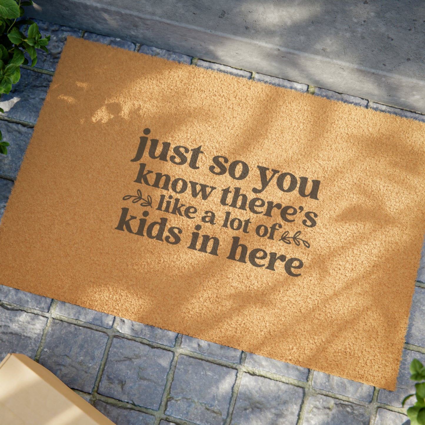 Just So You Know Doormat