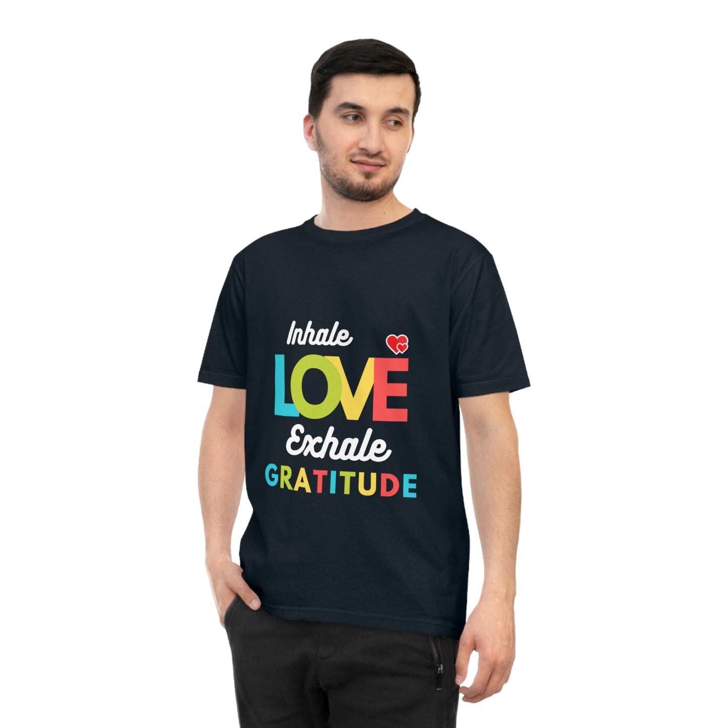 Inhale Love, Exhale Gratitude Unisex Classic Jersey T-shirt