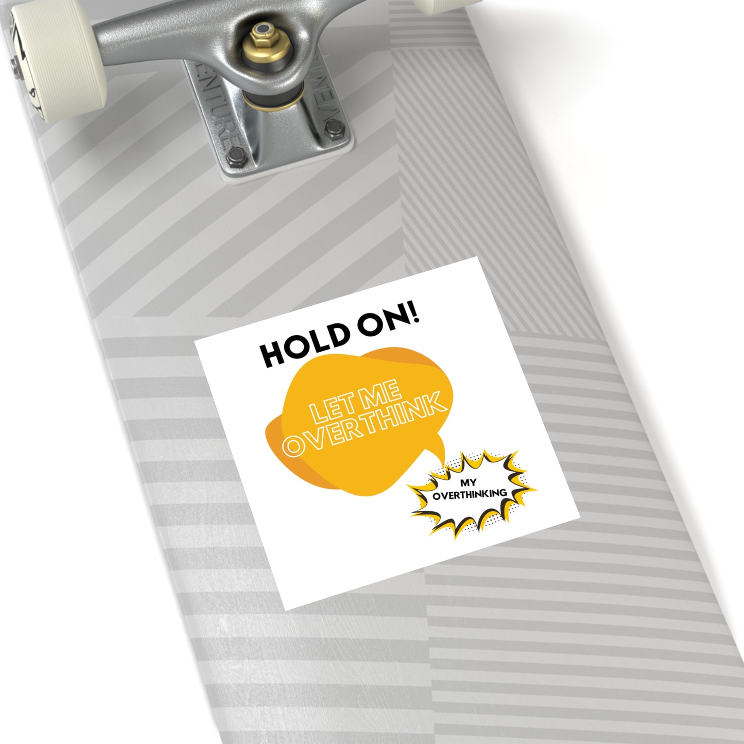 Hold on! Square Stickers, Indoor\Outdoor