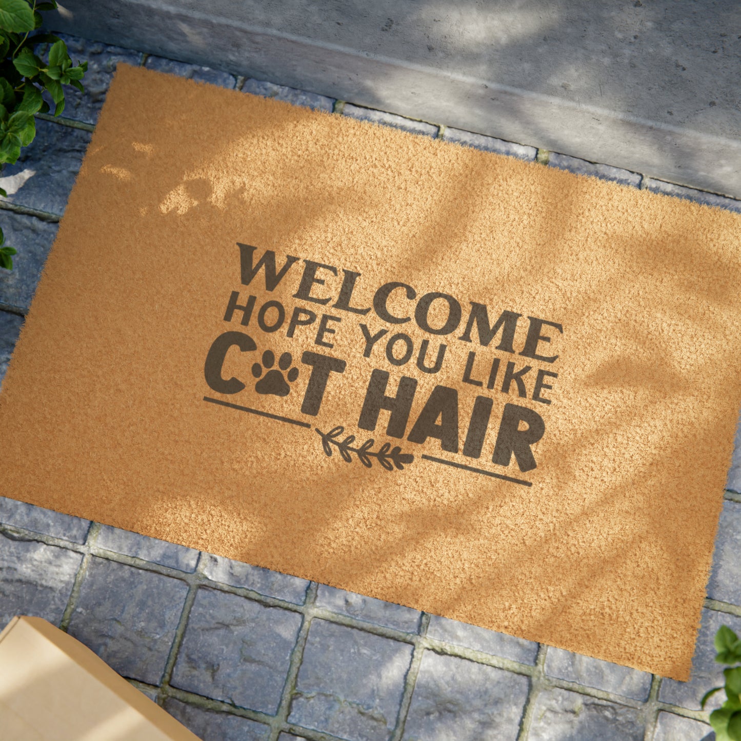 Welcome Hope You Like Cat Hair Doormat