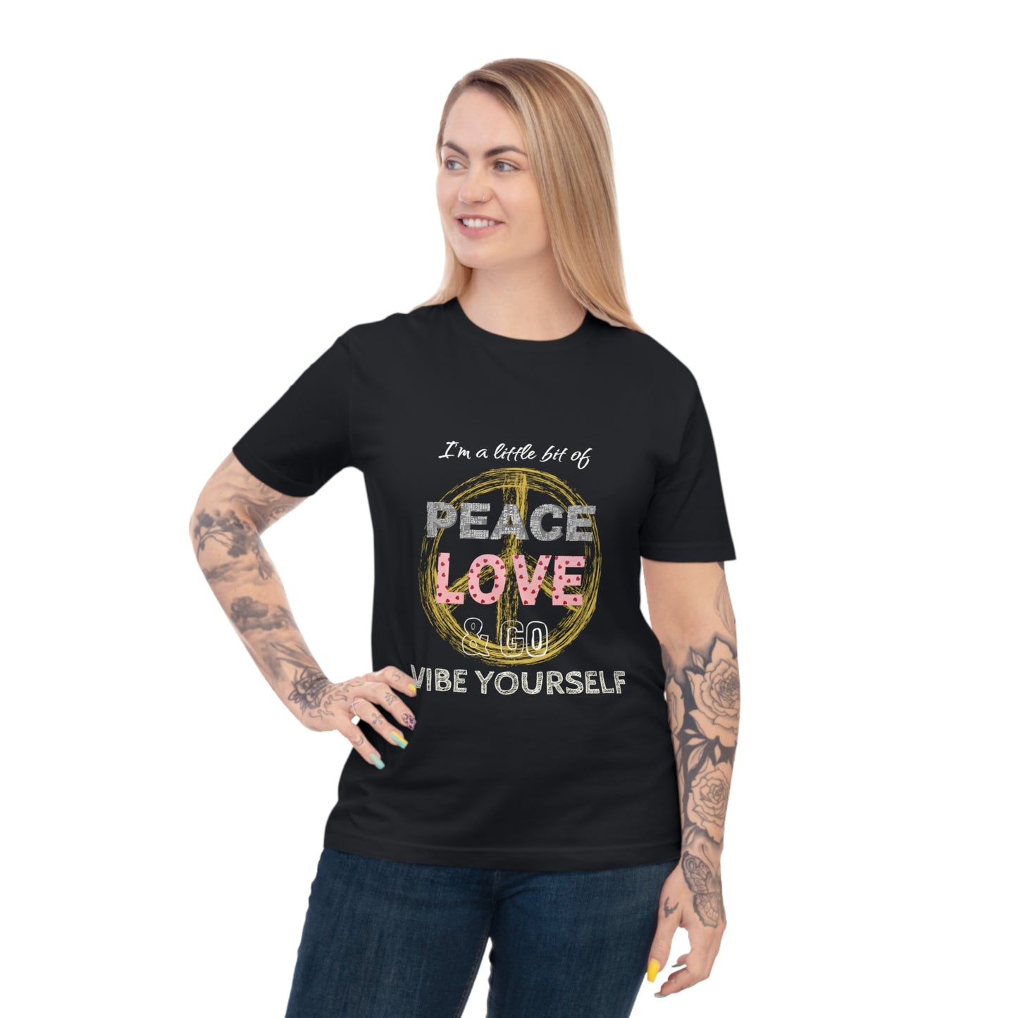 Peace, Love, Go Vibe yourself - Unisex Classic Jersey T-shirt