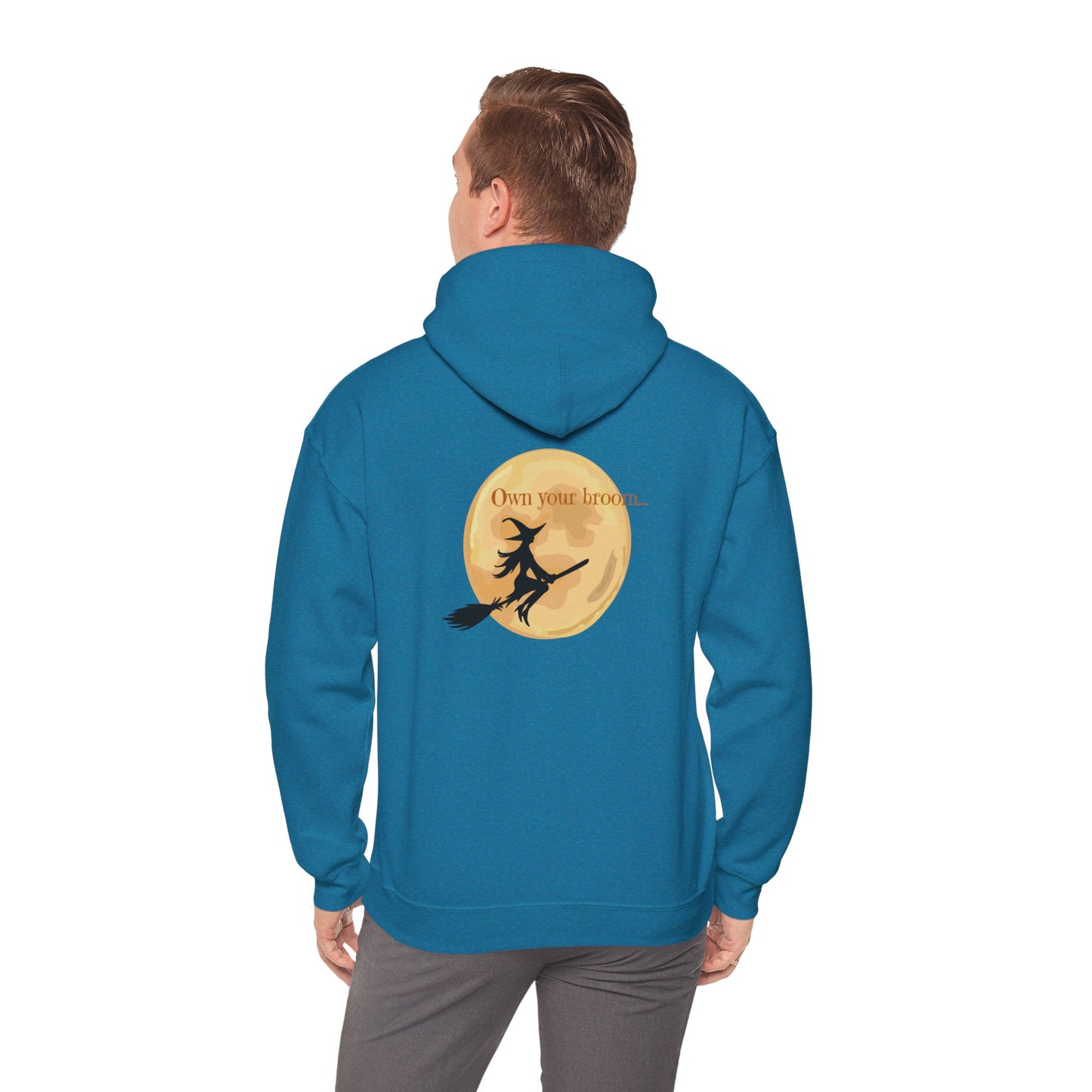 Own your broom Unisex Heavy Blend™ Hooded Sweatshirt