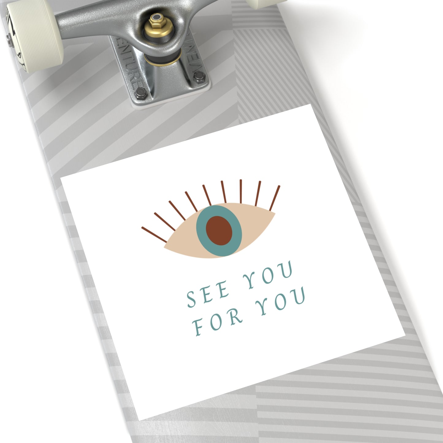 I see you for you Square Stickers, Indoor\Outdoor