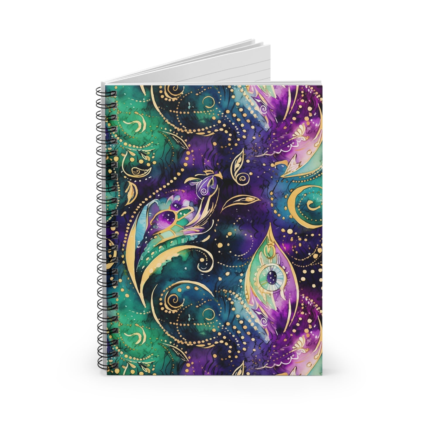 Mardis Gras  Spiral Notebook - Ruled Line