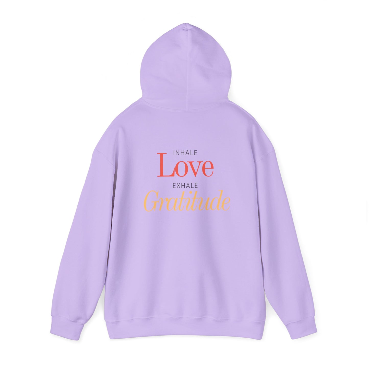 Inhale Love, Exhale Gratitude Unisex Heavy Blend™ Hooded Sweatshirt