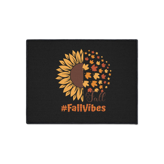 Fall Vibes Heavy Duty Floor Mat | Durable & Stylish Autumn Entryway Decor