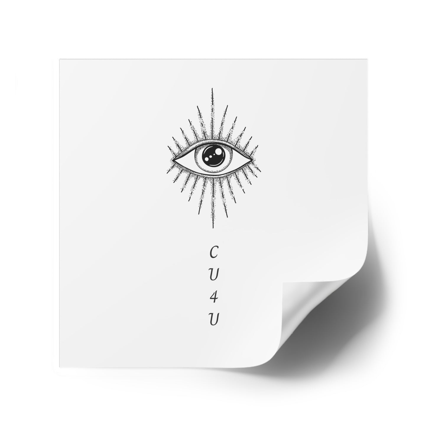 I see you for you Square Stickers, Indoor\Outdoor