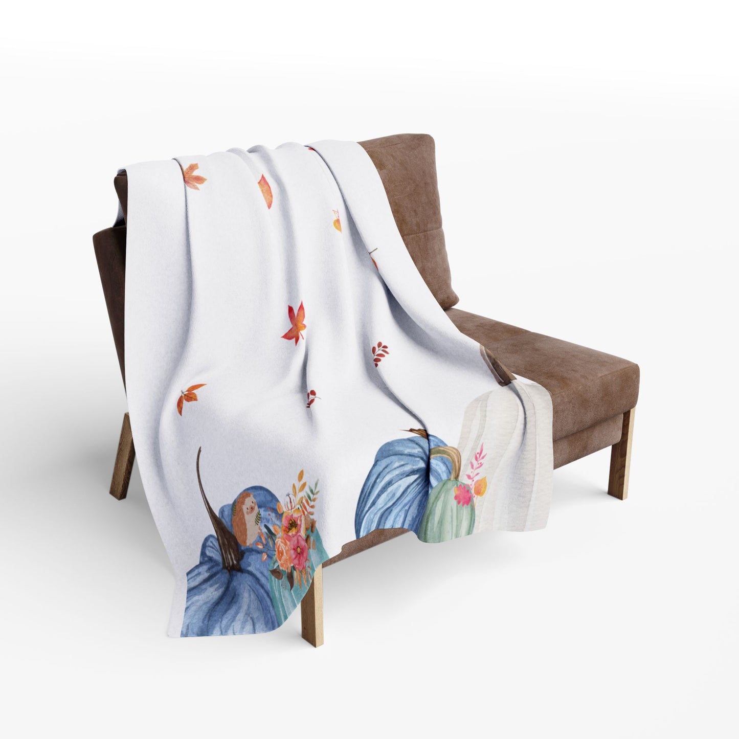 Pumpkin Arctic Fleece Blanket | Cozy Fall-Themed Throw Blanket