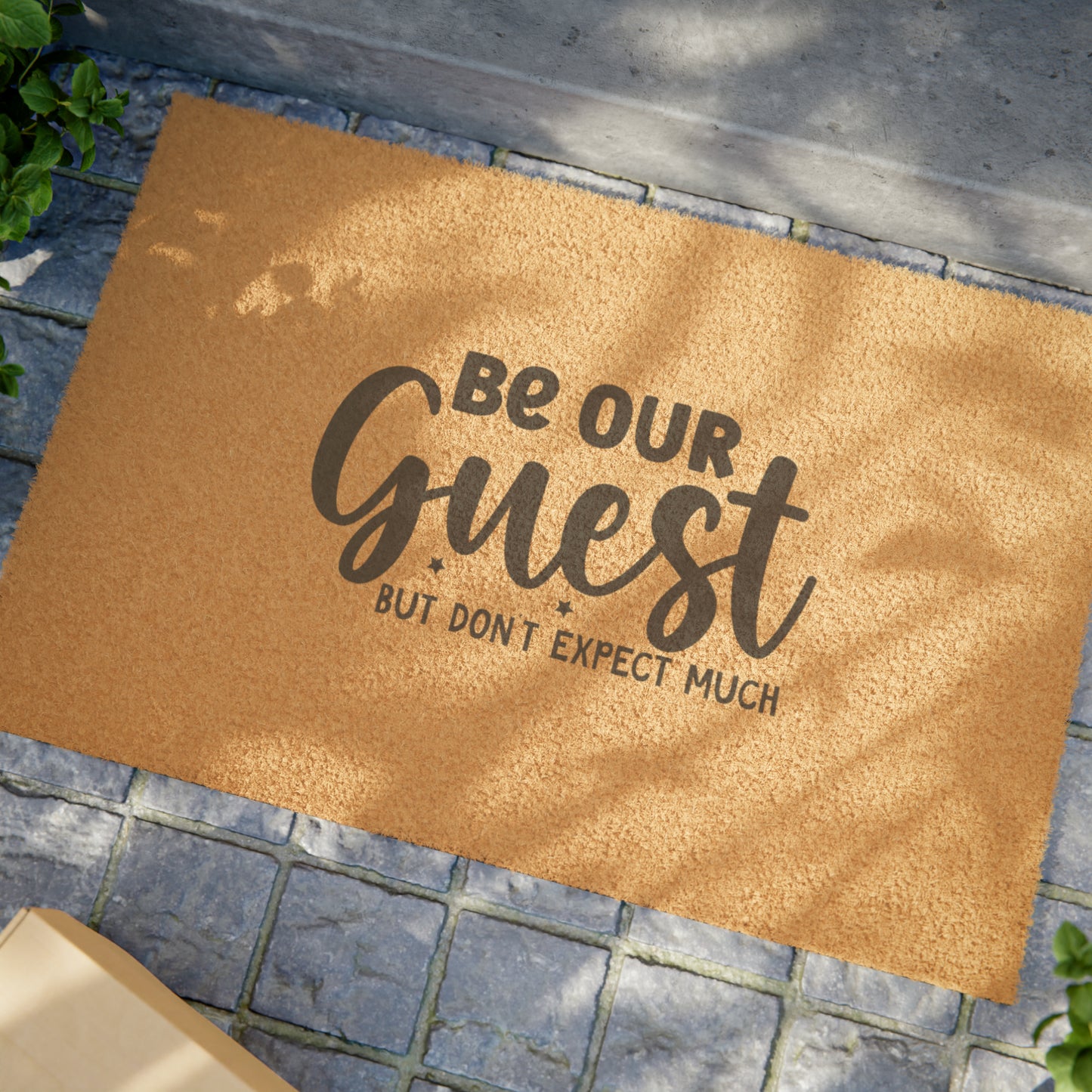 Be Our Guest But Don't Expect Much Doormat