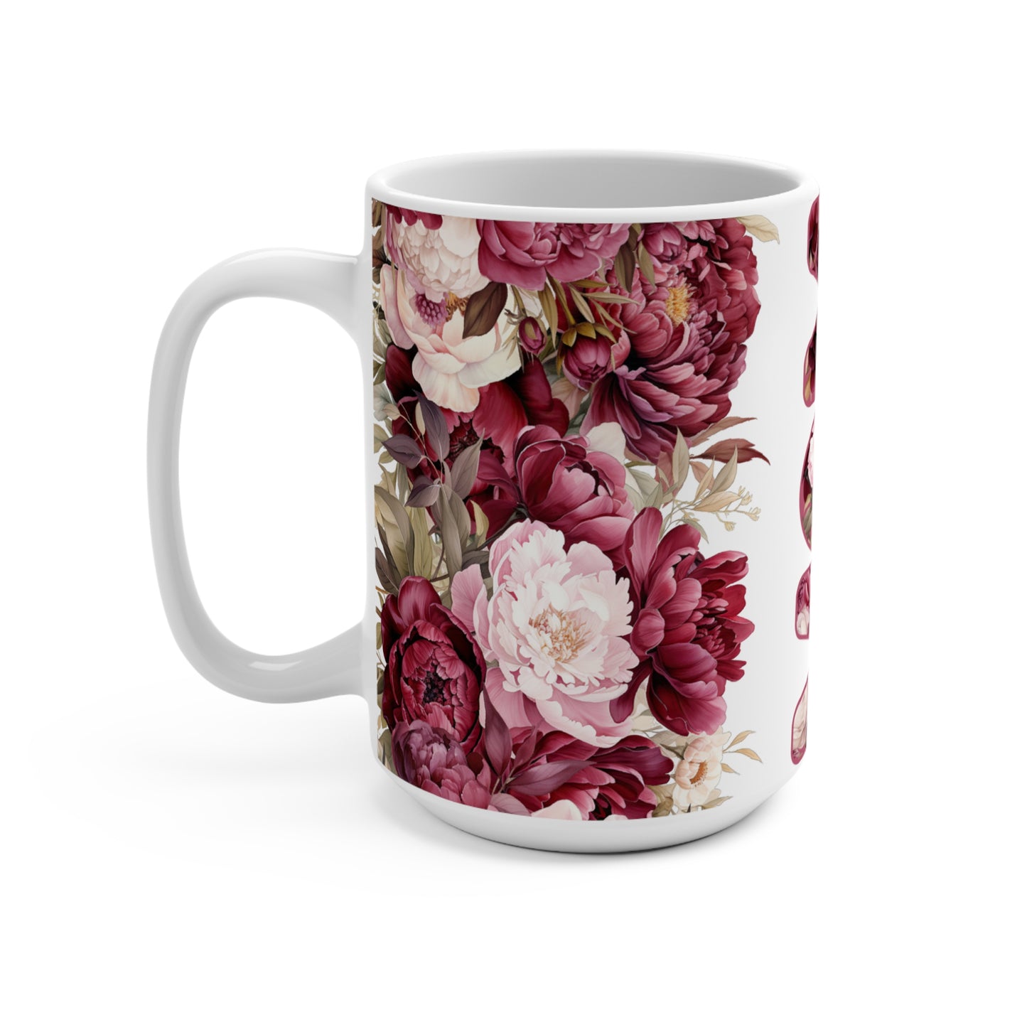 Mom Peonies Mug 15oz