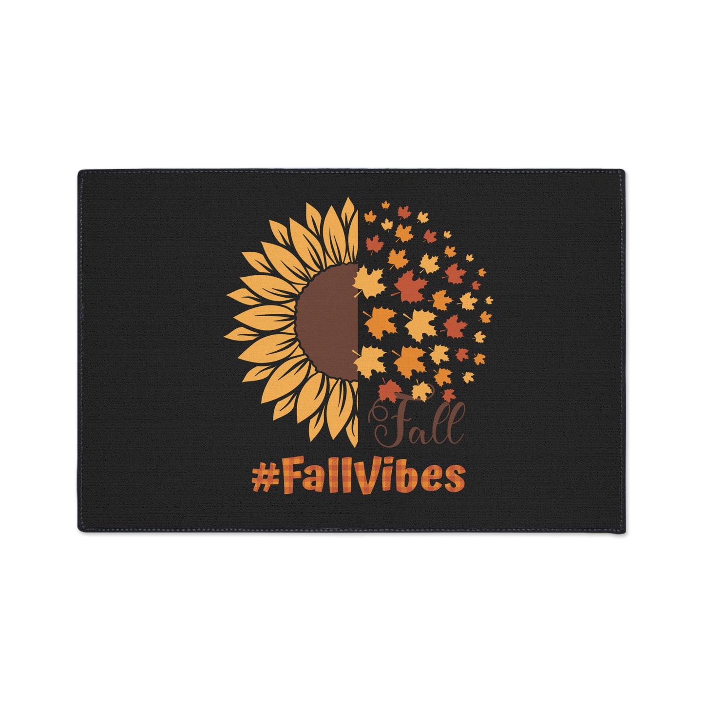 Fall Vibes Heavy Duty Floor Mat | Durable & Stylish Autumn Entryway Decor