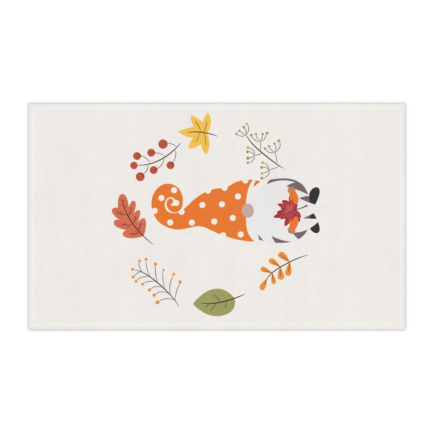 Fall Gnome Tea Towels | 100% Cotton Fall-Themed Kitchen Towels