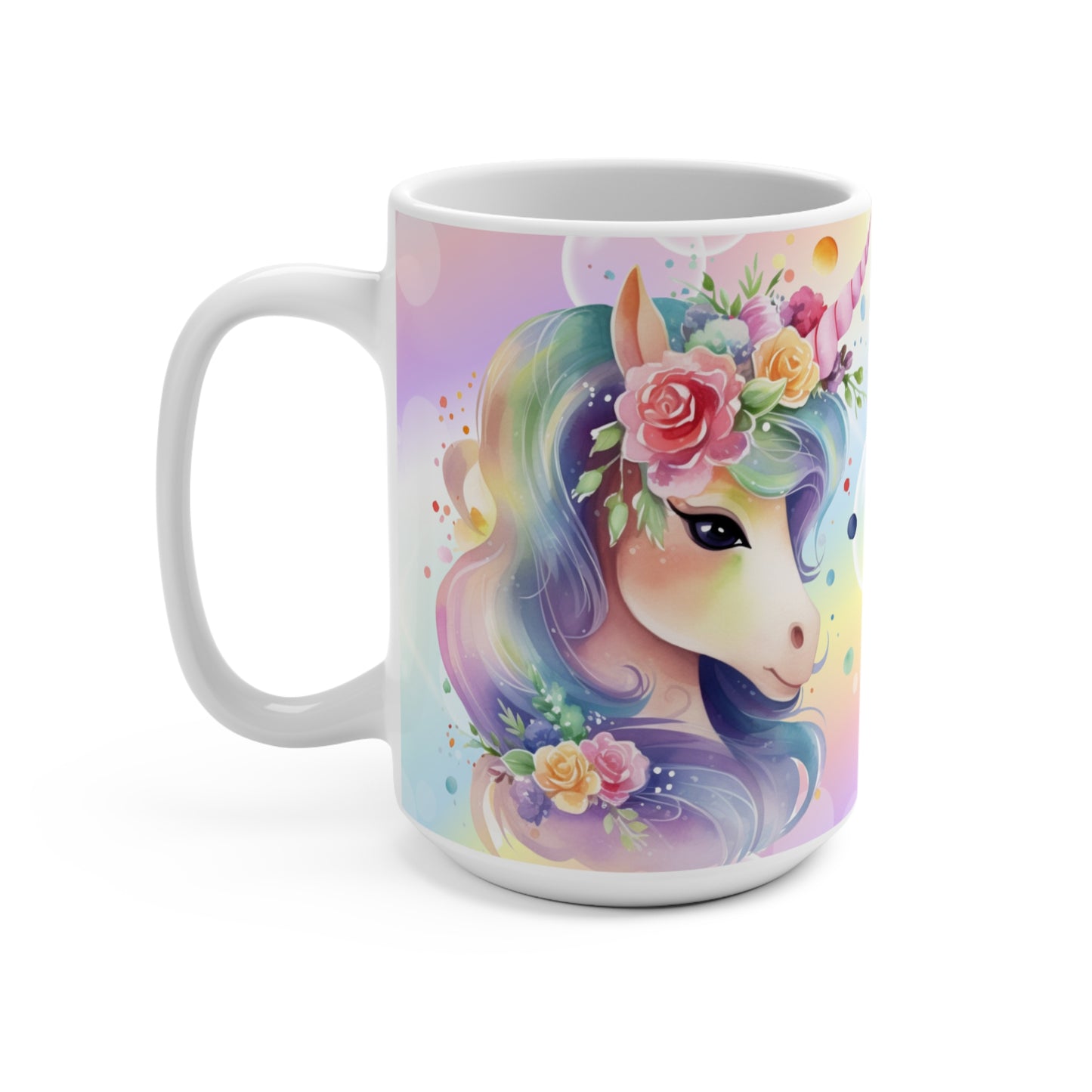 Rainbow Unicorn Mug 15oz