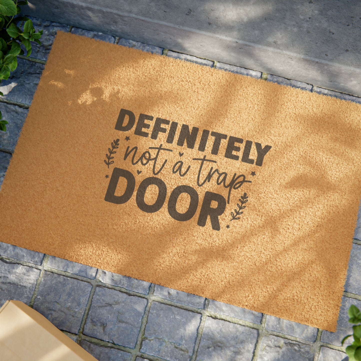 Definitely Not A Trap Door Doormat