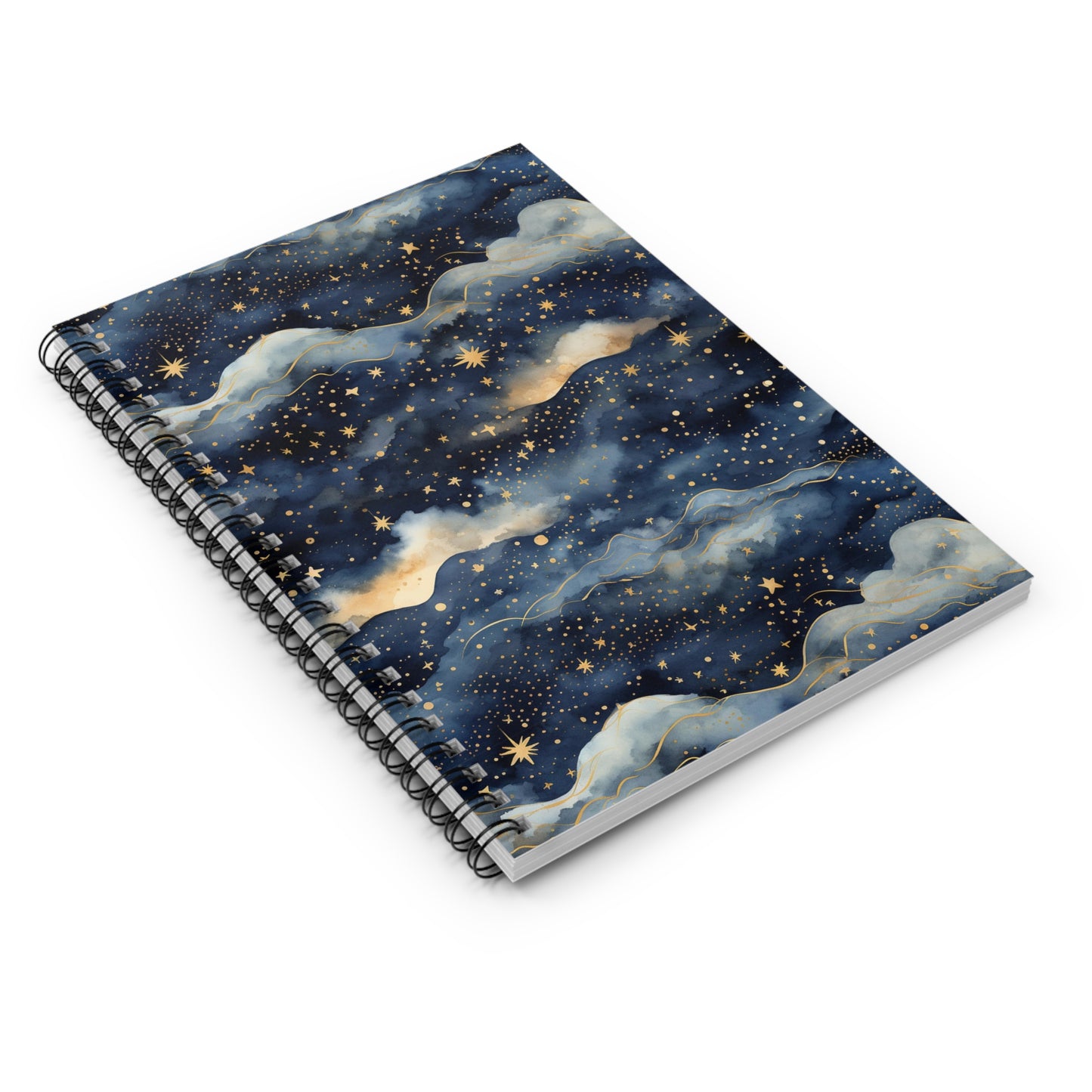 Night Sky Spiral Notebook - Ruled Line