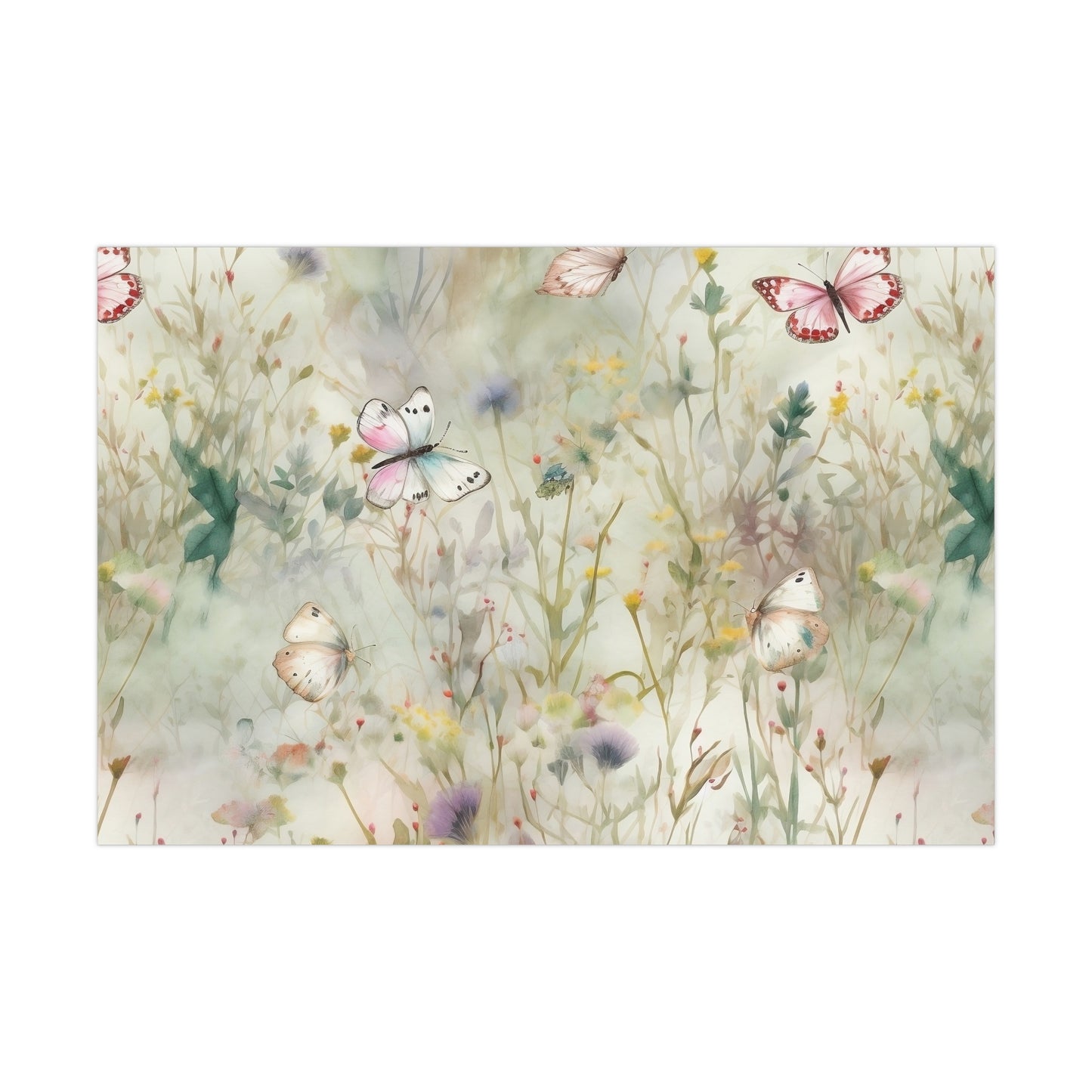 Botanical Butterflies Gift Wrap Papers