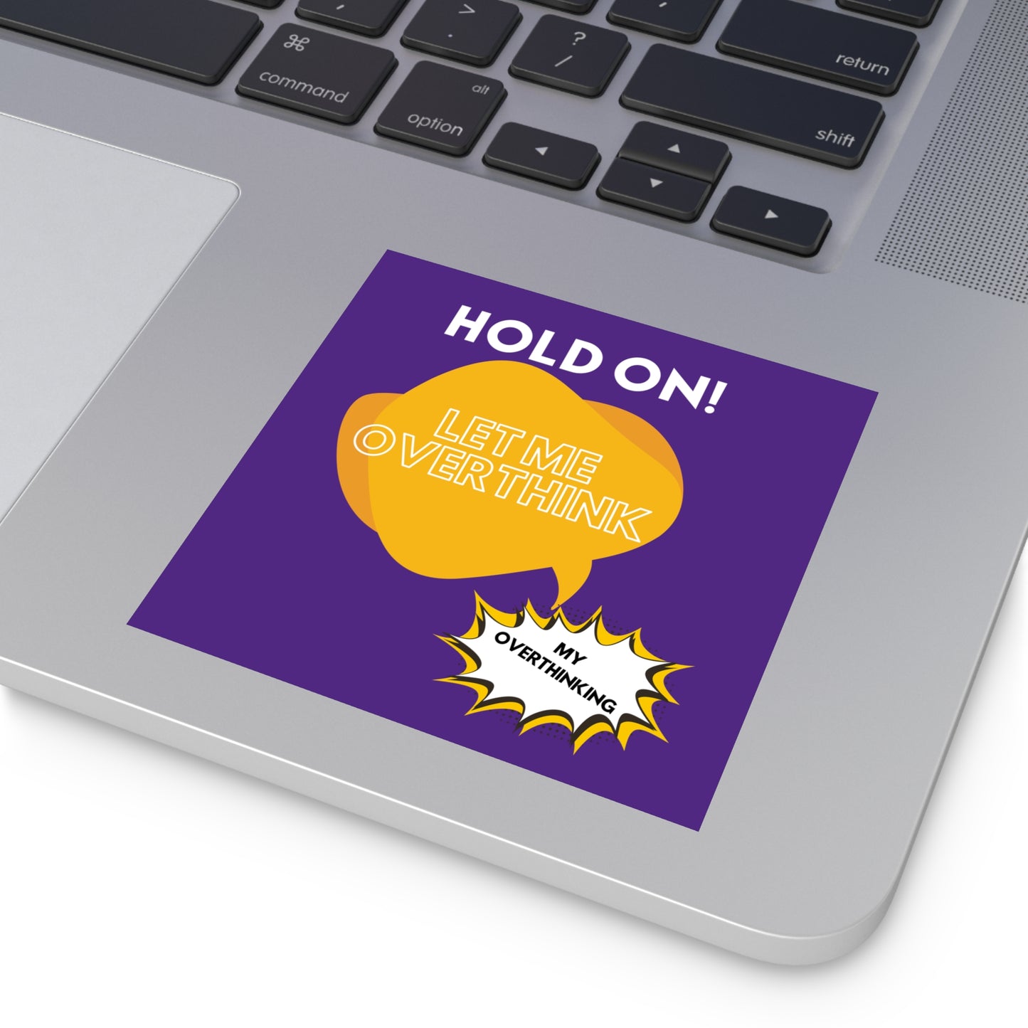 Hold on! Square Stickers, Indoor\Outdoor