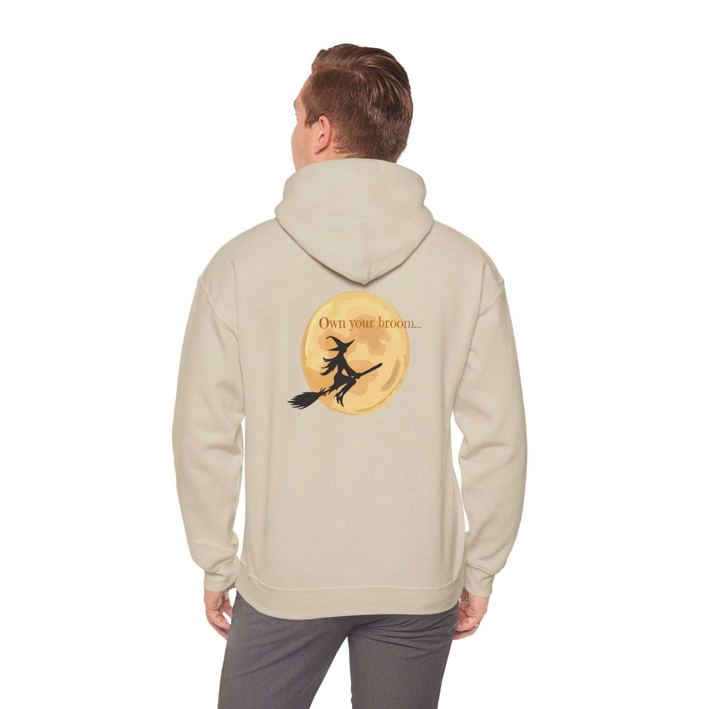 Own your broom Unisex Heavy Blend™ Hooded Sweatshirt